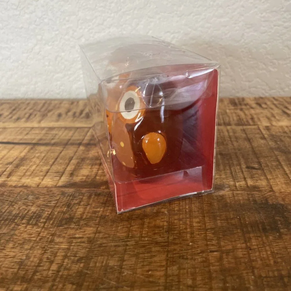 Owl Salt & Pepper Shakers Ceramic by Boston Warehouse Retro Fall Harvest Friends